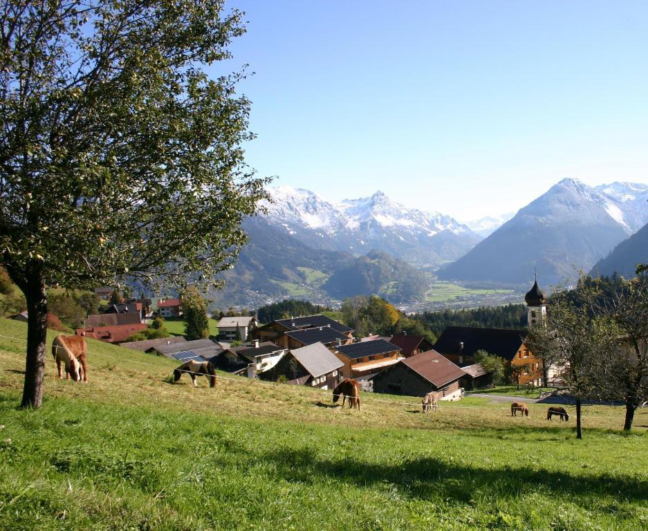 Hotel Gasthaus Schaefle Bürserberg Esterno foto